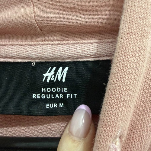 Pink H&M hoodie medium used