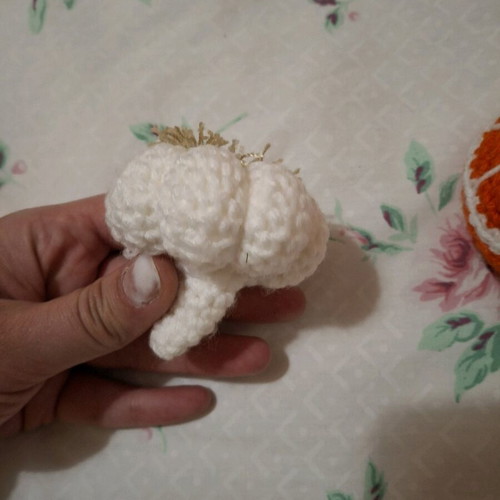 Handmade knitted fruits like new, set of 10 pieces