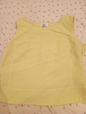 Summer youth t-shirt used, green-yellow, sizes M and L