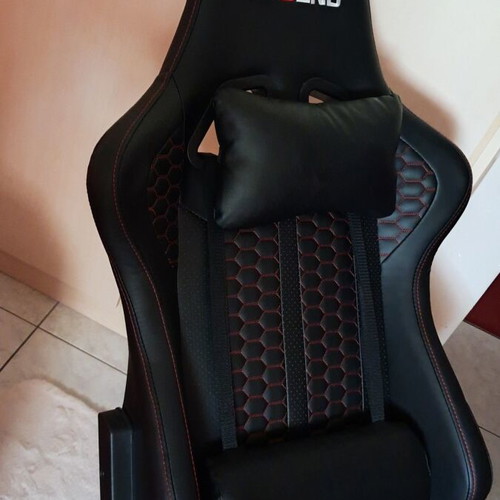 Legend gaming καρέκλα σαν καινούργια, μαύρη με μηχανισμό ρύθμισης