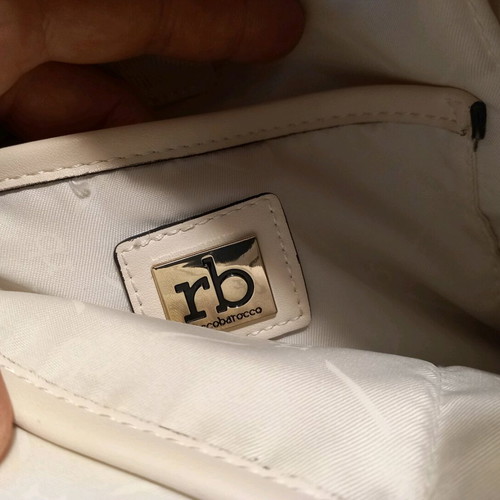 Rocco Barocco women's backpack ivory-beige like new, with 6 pockets