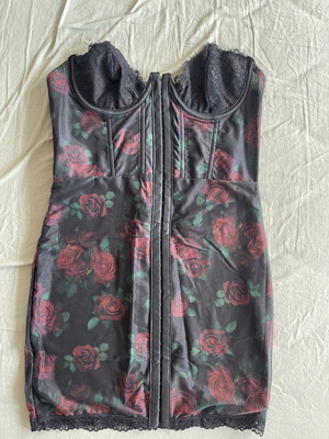Dollskill Edgy Dress with Roses, Size Small