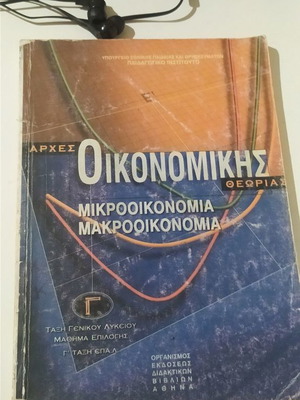 Αρχές Οικονομικής Θεωρίας μεταχειρισμένο, φθορές στο εξώφυλλο