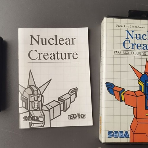 Sega Master System Nuclear Creature Tec Toy game