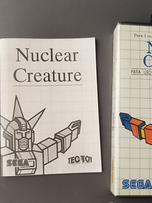 Sega Master System Nuclear Creature Tec Toy game