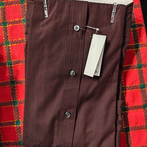 Men's C&A shirt new burgundy Medium Regular Fit