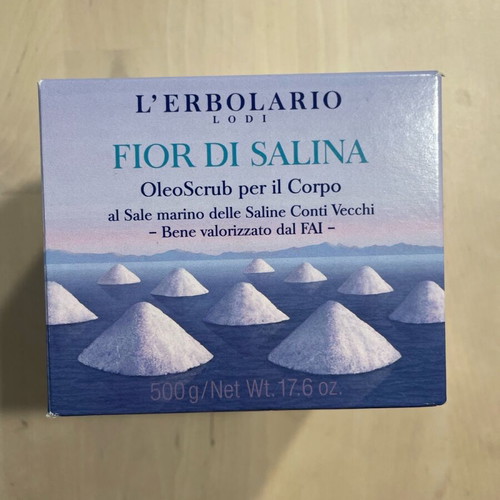 Fior di Salina body scrub oil new with sea salt