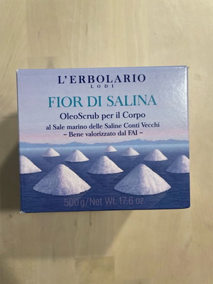 Fior di Salina body scrub oil new with sea salt
