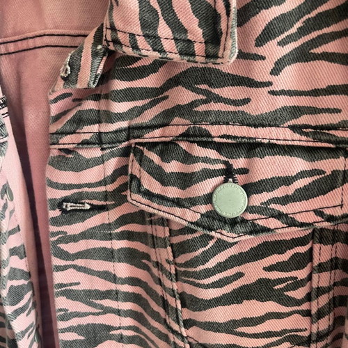 Jean jacket Pink Woman like new, pink, size S