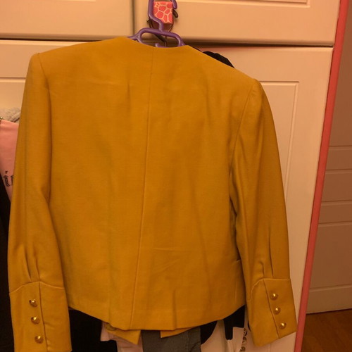 Wool blazer thin mustard like new, size XL