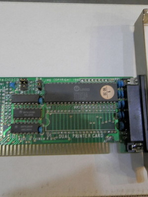 LPT Card ISA used, vintage for retro PCs