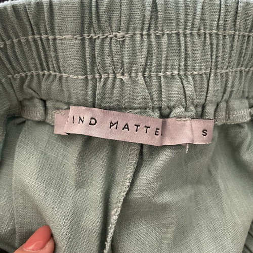 Mind Matter set shorts and bralette like new, green and turquoise