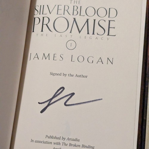 The Silverblood Promise and The Blackfire Blade signed numbered editions