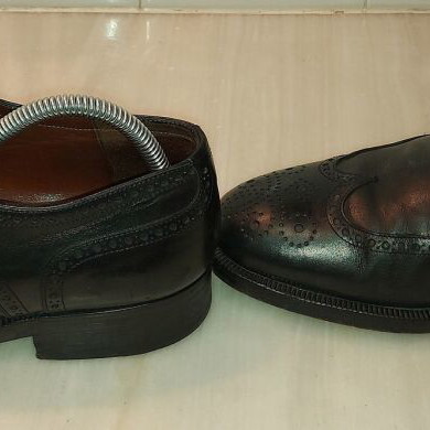 Fratelli Rossetti men's leather oxford shoes size 42 used black