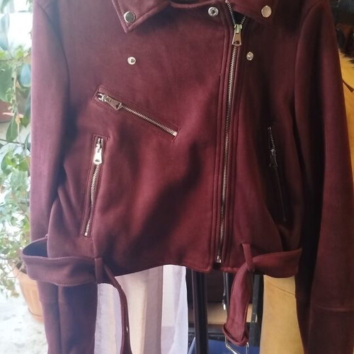 Pull & Bear burgundy jacket, size large