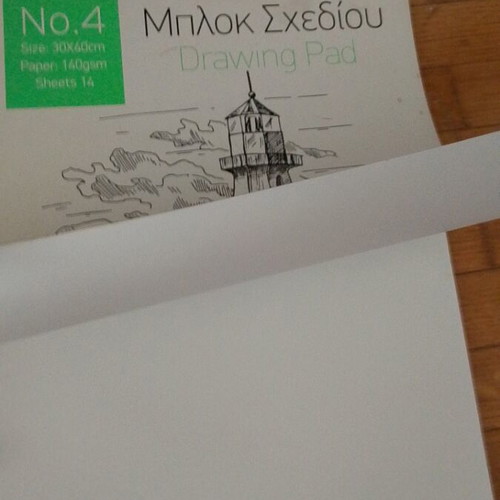 Drawing pads set like new, 3 blocks with various paper types