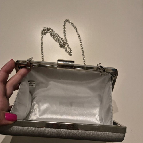 Evening bag silver like new