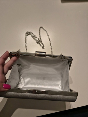 Evening bag silver like new