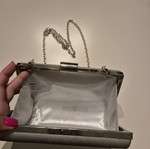 Evening bag silver like new