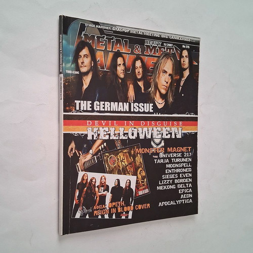 Metal Hammer #275 magazine 2007, German metal scene tribute