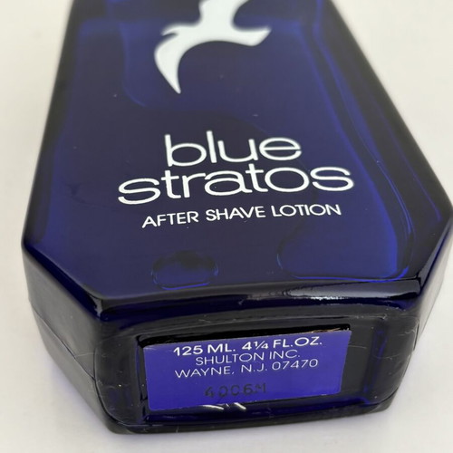 Blue Stratos After Shave Lotion vintage, 125ml, like new