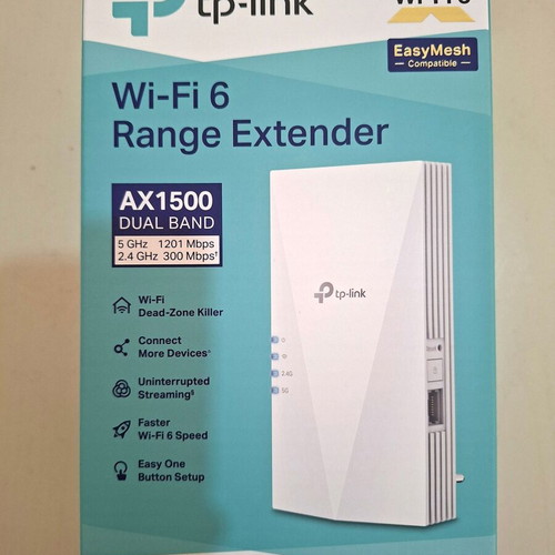 TP-Link RE500X AX1500 Wi-Fi Range Extender new