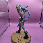 Αγαλματίδιο Jinx από League of Legends καινούργιο, 3D εκτυπωμένο ρητίνη