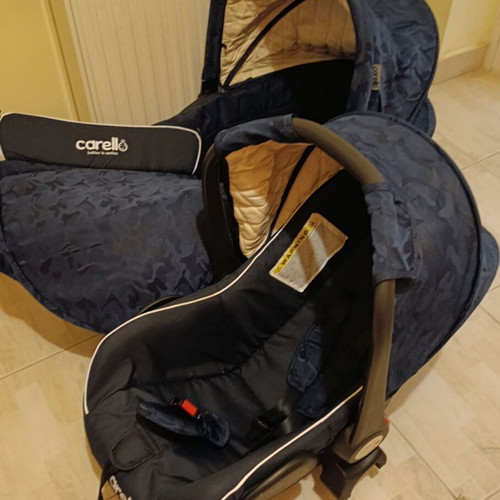 Carello baby car seat and port bebe set