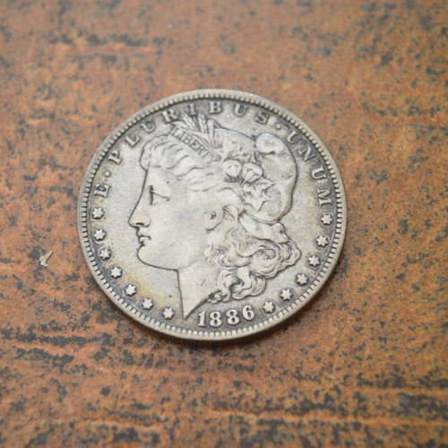 American Silver Dollar 900 Liberty Morgan 1886 used