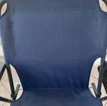 Beach chair like new, height 75cm, width 53cm