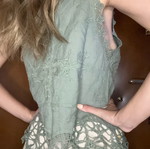 Boho cotton blouse