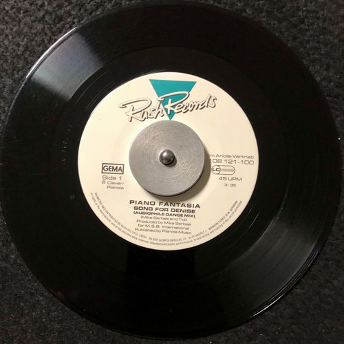 Piano Fantasia Song For Denise 7" Single used, pop