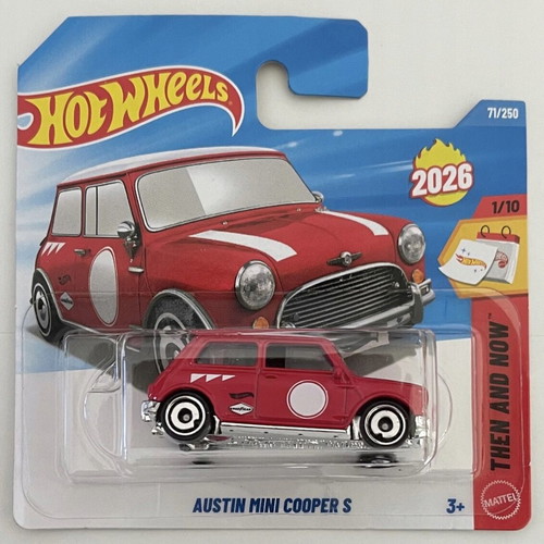 Hot Wheels Austin Mini Cooper S toy car new