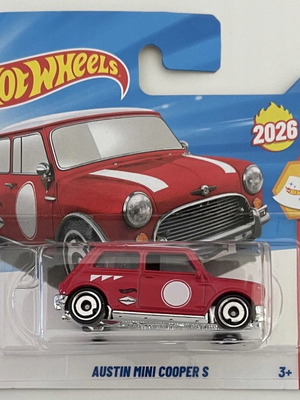 Hot Wheels Austin Mini Cooper S toy car new