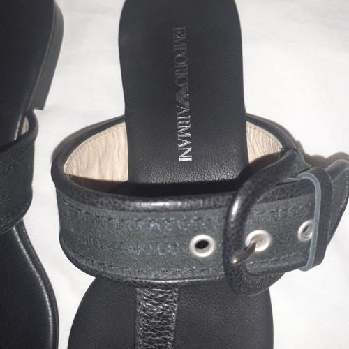 Emporio Armani sandals new, black, size 36