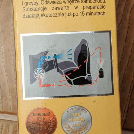 Moje Auto CleanAir Car A/C Cleaning Spray Vanilla 150ml new