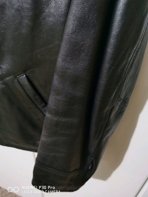 Leather jacket like new, size M, black
