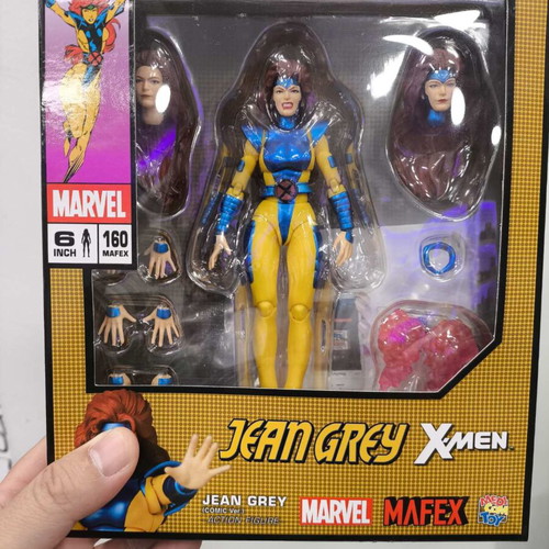 Mafex 160 Jean Grey action figure like new with accessories