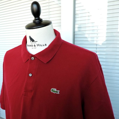 Lacoste Devanlay men's burgundy polo shirt XL F5191