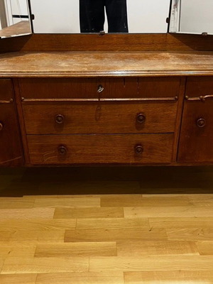 Vintage vanity used, without mirror, 135x45 cm