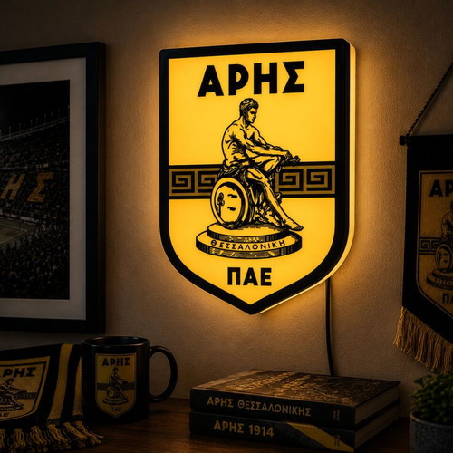 Aris Thessalonikis Lightbox illuminated fan art lamp new