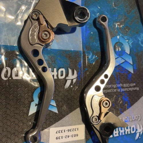 Kawasaki Z750 adjustable aluminum levers used