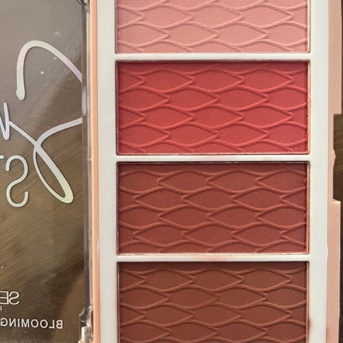 Seven Cool Blusser Blush Palette with 4 Different Shades, New