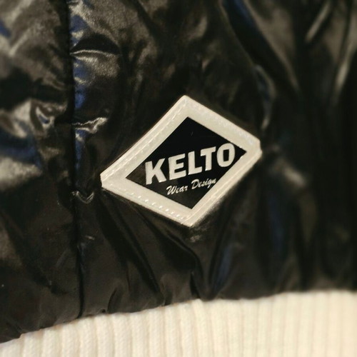 Kelto shiny kids jacket like new, black, size 13-14 years