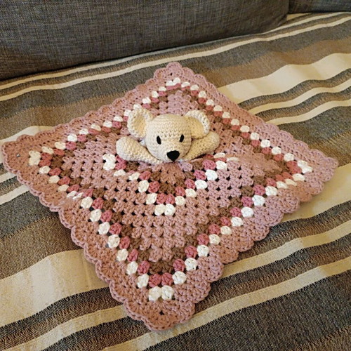 Handmade Amigurumi Lovey Mouse new, 100% Cotton