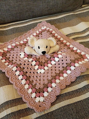 Handmade Amigurumi Lovey Mouse new, 100% Cotton