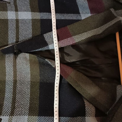 BSB women's long checkered coat used