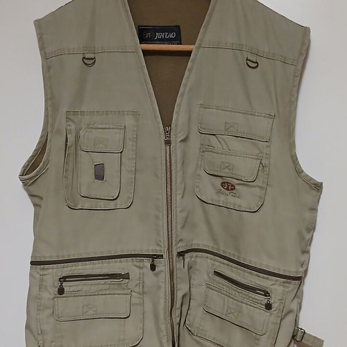 Jintao men's sleeveless vest 3XL like new, beige