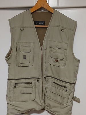 Jintao men's sleeveless vest 3XL like new, beige