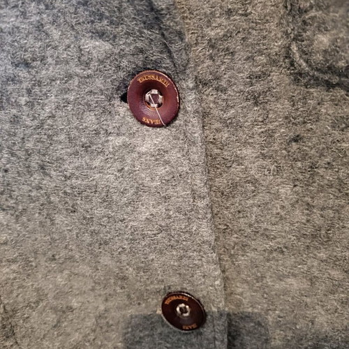 Trussardi wool gray jacket used, size M